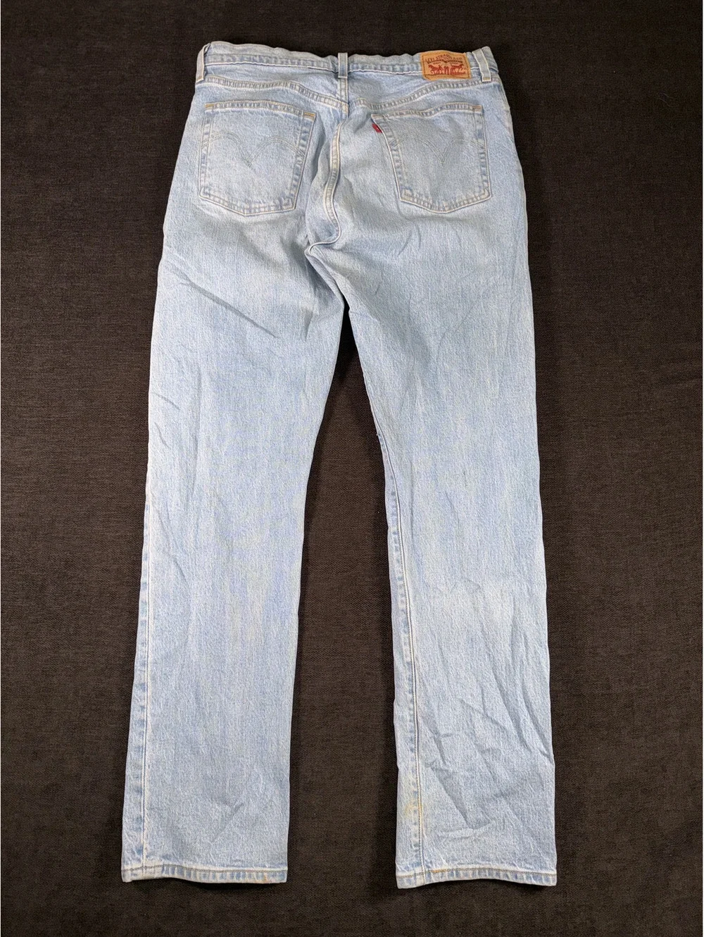 Levi's Light Blue Straight Leg Jeans W32 L32